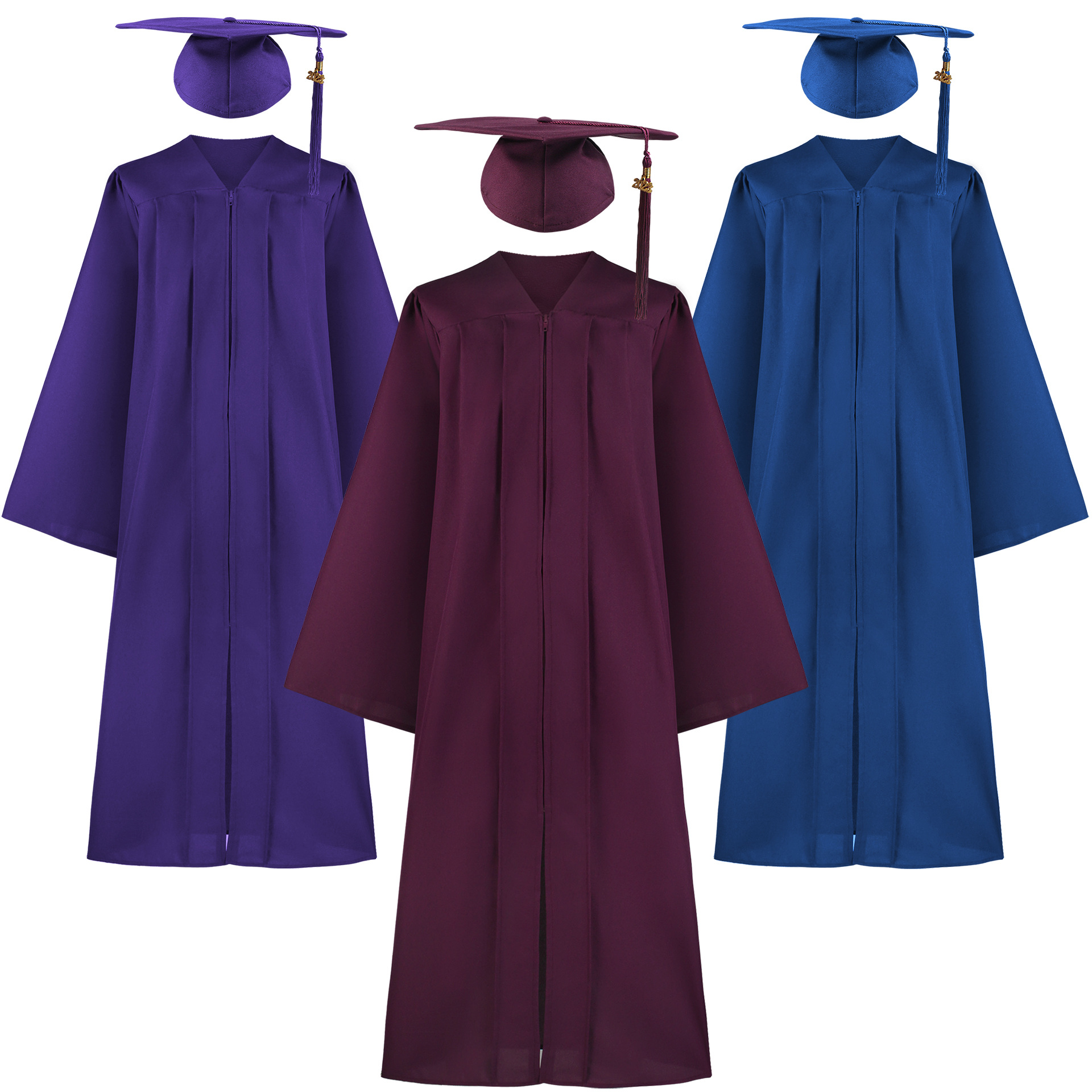 Men'S Formal Wear For Graduation - Man Women Graduation Gown Soft Matte