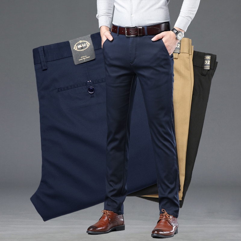 Men'S Formal Wear - Summer Thin Men's Slim Suit Pants
