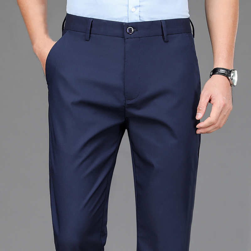Men'S Formal Wear - Male Smart Casual Pants Stretchy Sports