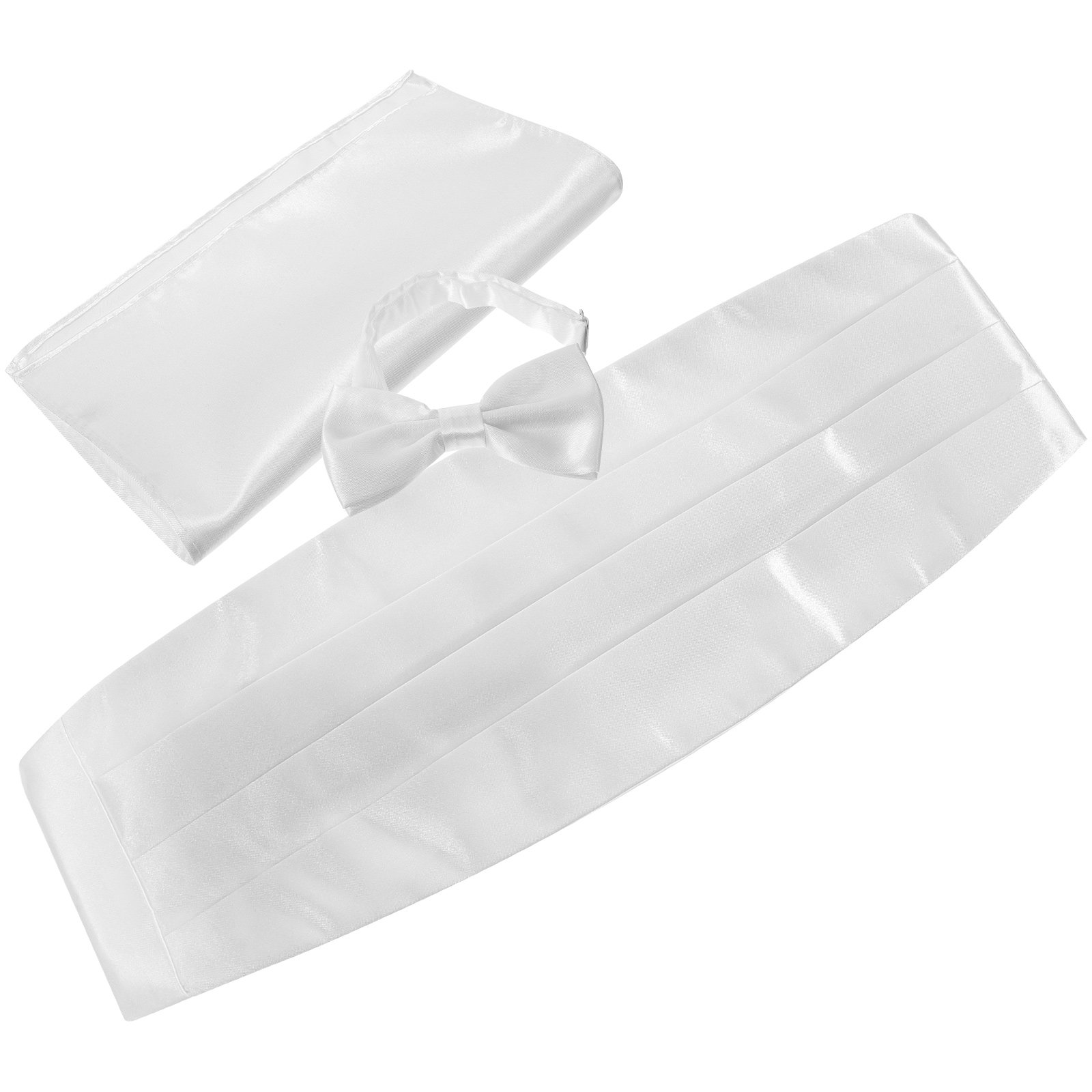 Men'S Formal Wear For Graduation - 1Set Elegant Satin Bow Tie Cummerbund