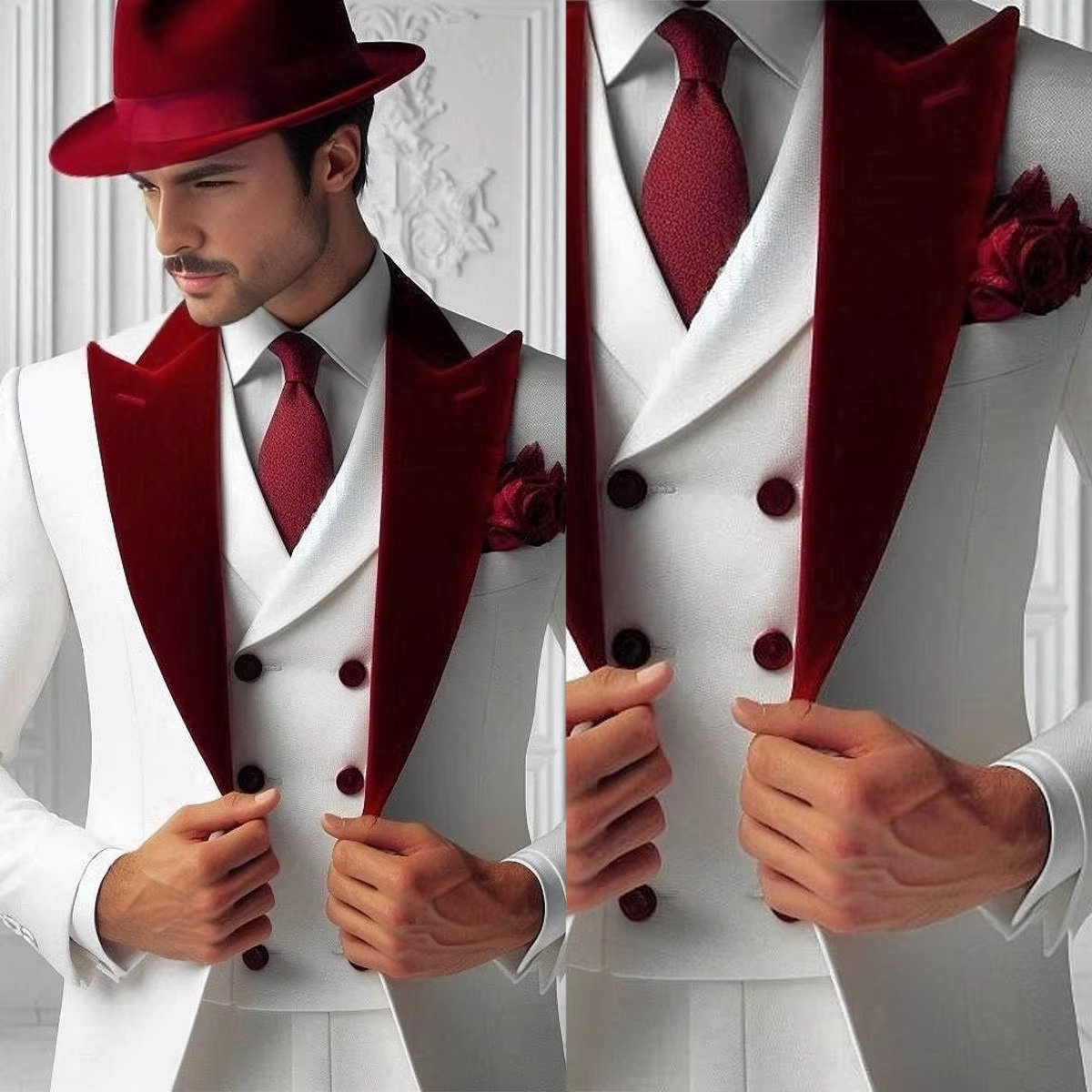 Formal Man Tuxedos Velvet Coll – обзор и цена Men'S Formal Wear For Graduation