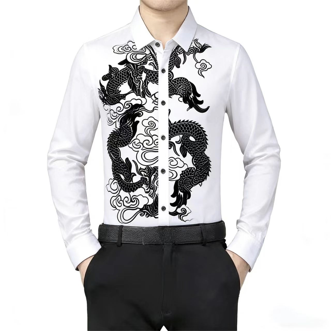 Men's long sleeve soft silk sh – обзор и цена Men'S Style Formal Wear