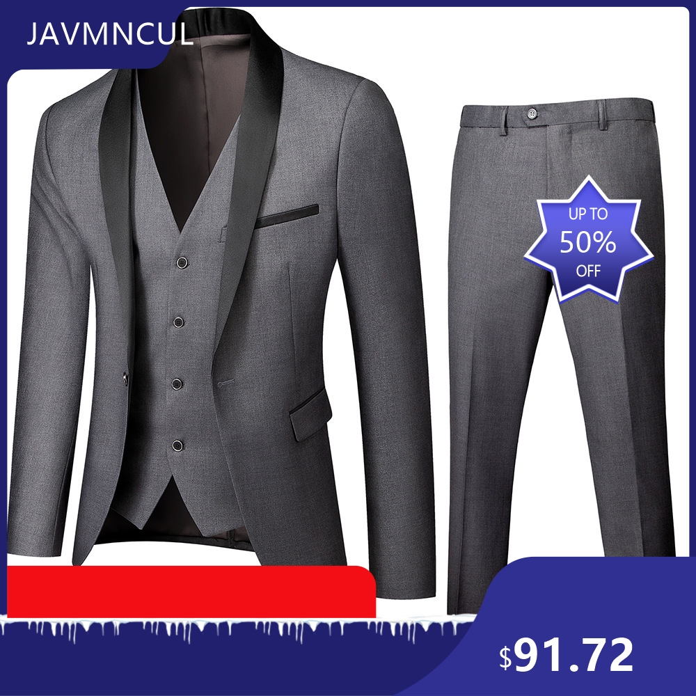 Men's Wedding 3 Piece Suit Set – обзор и цена Men'S Formal Wear For Graduation