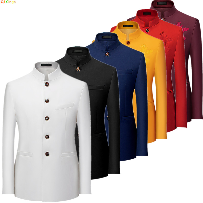 2026 Men's Chinese Style Long  – обзор и цена Men'S Style Formal Wear