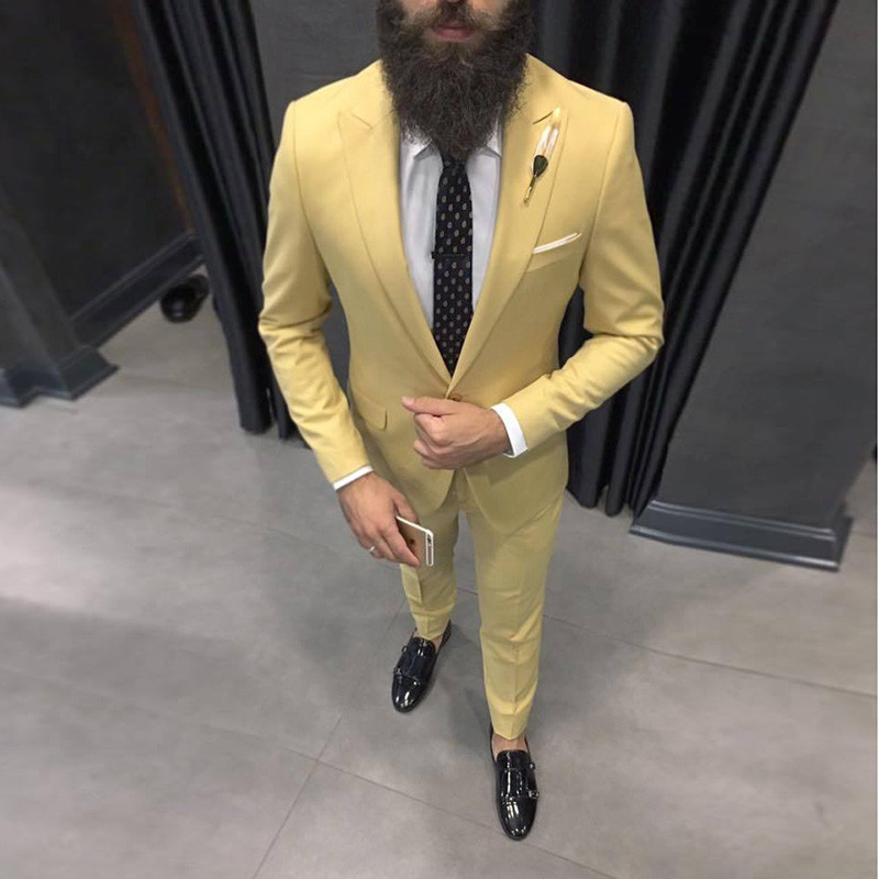 2025 Latest Yellow Men Suits f – обзор и цена Latest Men Formal Wear