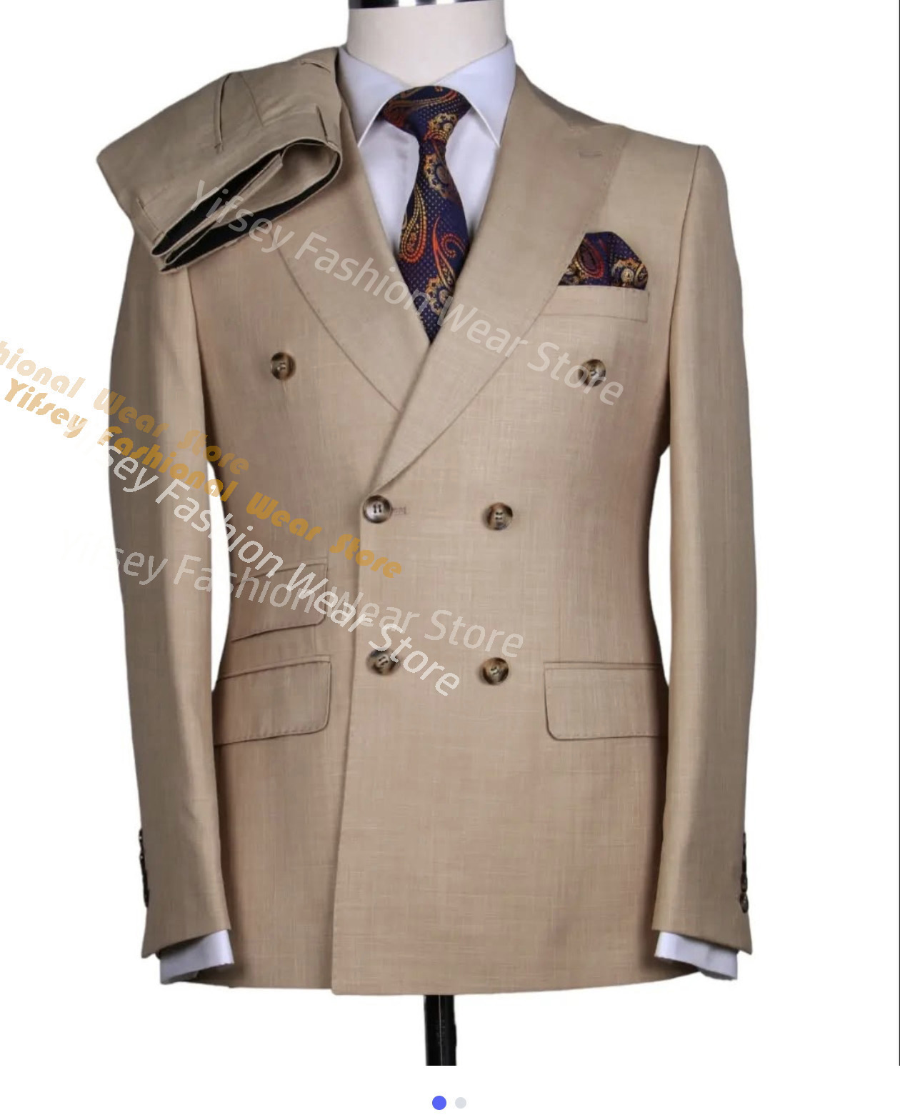 Brown Summer Man Suit Set Coat – обзор и цена Latest Men Formal Wear