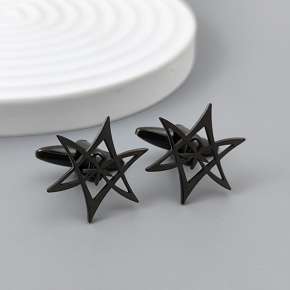 Hexagonal star gold-plated cuf – обзор и цена Men'S Gothic Formal Wear