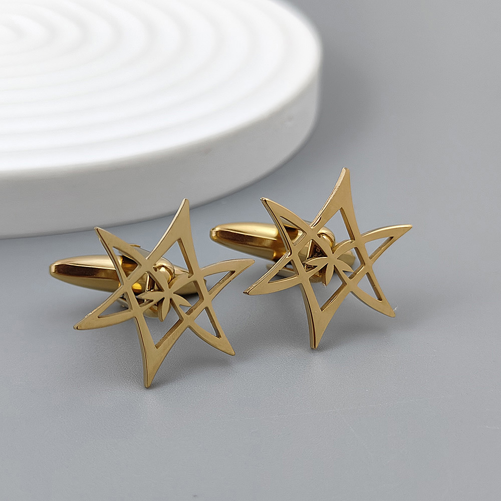 Hexagonal star gold-plated cuf – обзор и цена Men'S Gothic Formal Wear