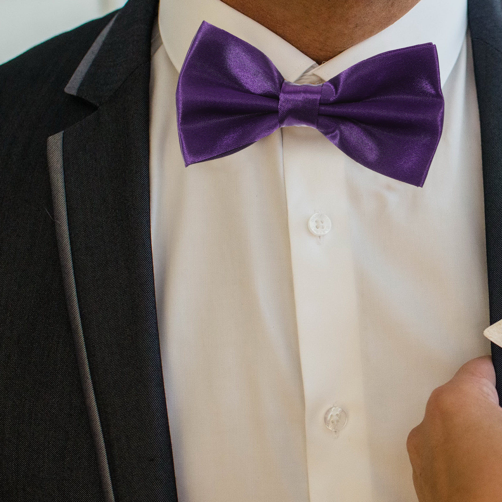 1Set Premium Satin Bow Tie Cum – обзор и цена Men'S Formal Wear For Graduation