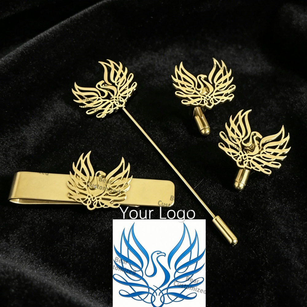 Custom Cufflink Tie Set Bar Pe – обзор и цена Men'S Formal Wear