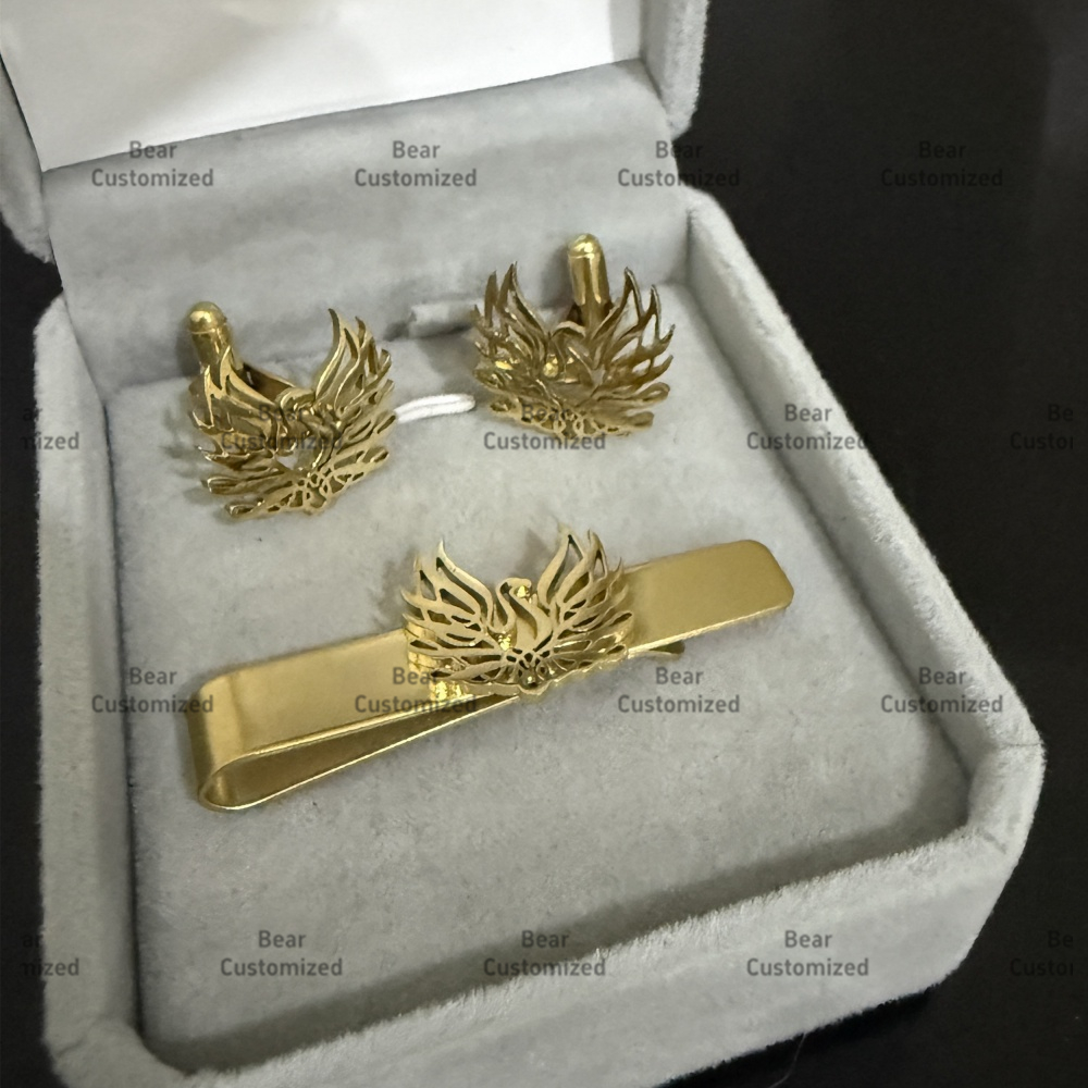 Custom Cufflink Tie Set Bar Pe – обзор и цена Men'S Formal Wear