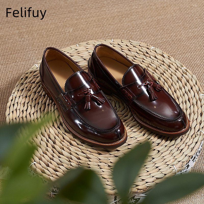 New Brown Men Flat Loafers Cow – обзор и цена Men'S Formal Wear