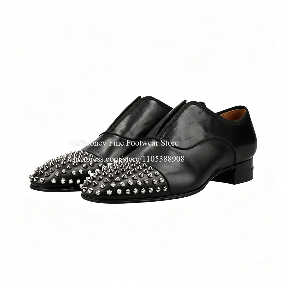 Spike Studs Leather Dress Shoe – обзор и цена Men'S Style Formal Wear