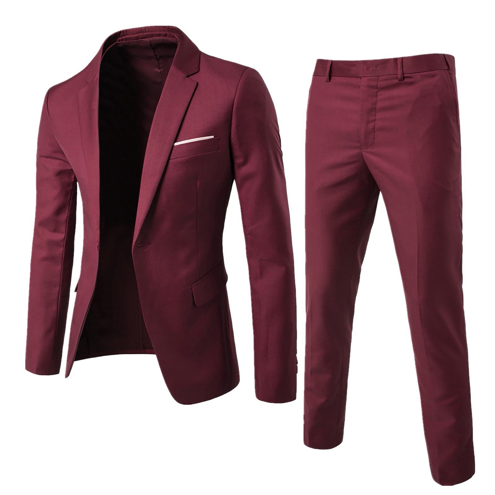Mens Suit Set Two Piece Busine – обзор и цена Men'S Gothic Formal Wear