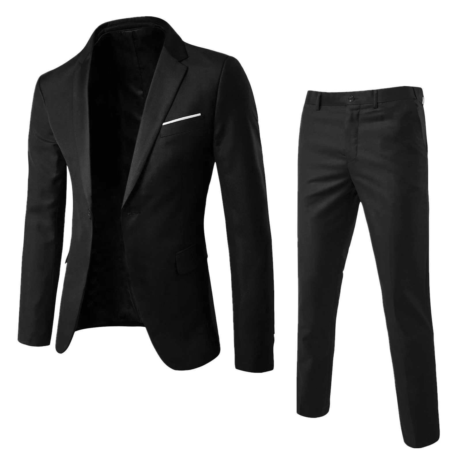 Mens Suit Set Two Piece Busine – обзор и цена Men'S Gothic Formal Wear